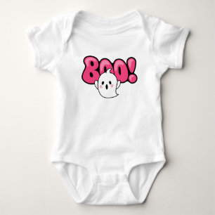 Boo Cute Ghost  Baby Bodysuit