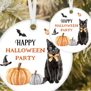 Boo Cute Ghost Halloween Party Ceramic Tree Decoration