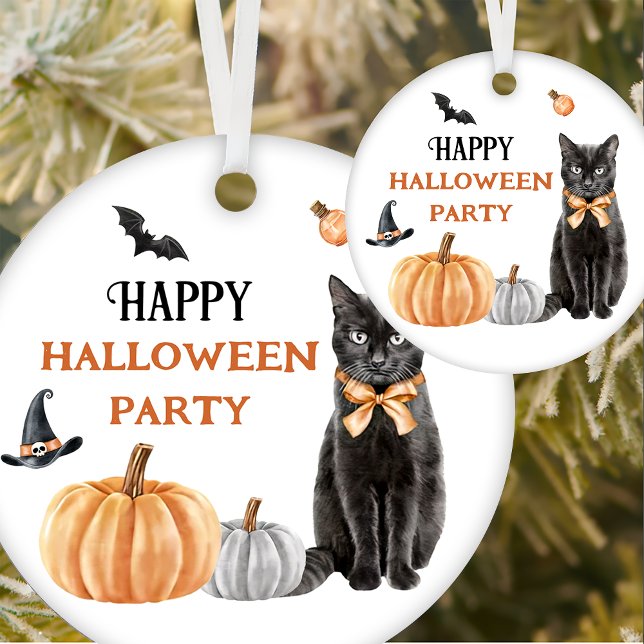 Boo Cute Ghost Halloween Party Ceramic Tree Decoration (Creator Uploaded)