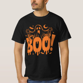 Boo Cute Ghost Halloween Spooky T-Shirt