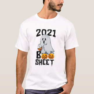 Boo Cute Ghosts Scaring Halloweeen T-Shirt