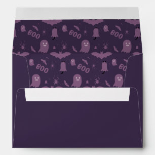 Boo Cute Halloween Pattern Envelope