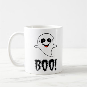 Boo! Cute Little Halloween By Lucas Retro Classic Coffee Mug