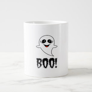 Boo! Cute Little Halloween By Lucas Retro Classic Large Coffee Mug