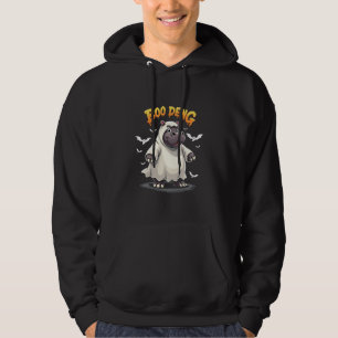 Boo Deng Ghost Baby Pygmy Hippo Moo Deng Halloween Hoodie