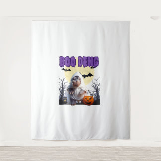 Boo Deng Moo Deng Cute Baby Pygmy Hippo Halloween Tapestry