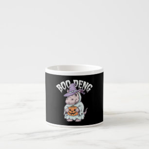 Boo deng Spooky Halloween Moo Deng Baby Hippo Espresso Cup