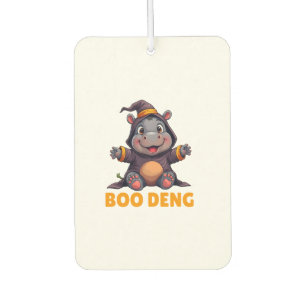 Boo Deng Tee Funny Moo Deng Costume Baby Hippo Hal Car Air Freshener