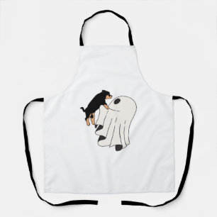 Boo Dog Halloween Dog Spooky Apron