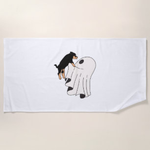 Boo Dog Halloween Dog Spooky Beach Towel