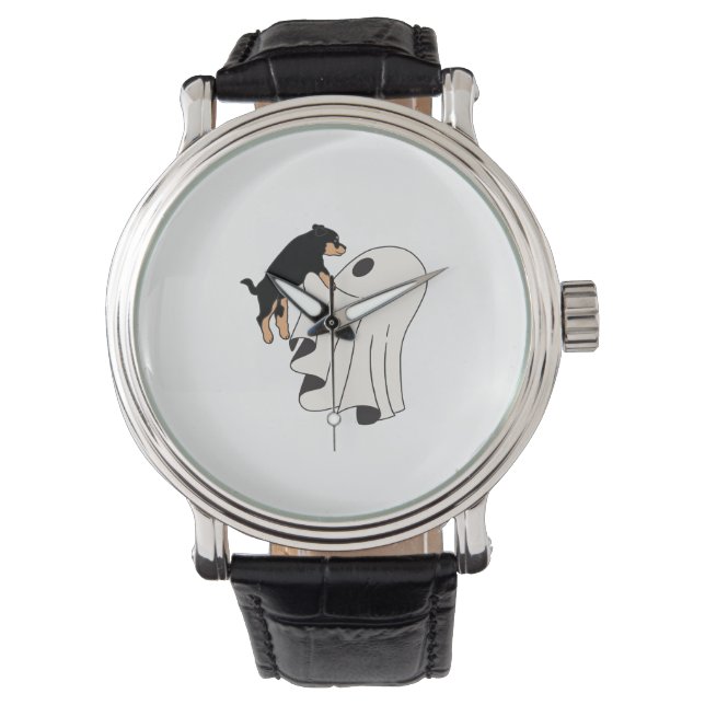 Boo Dog Halloween Dog Spooky Watch (Front)