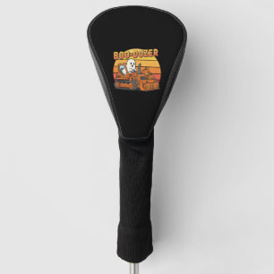 Boo Dozer Ghost Funny Halloween Golf Head Cover