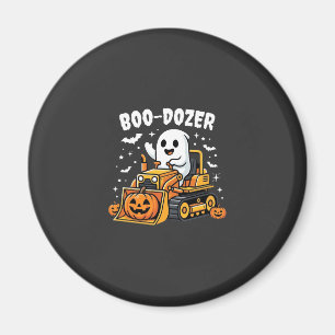 Boo Dozer Halloween Ghost Bulldozer_1 Magnet