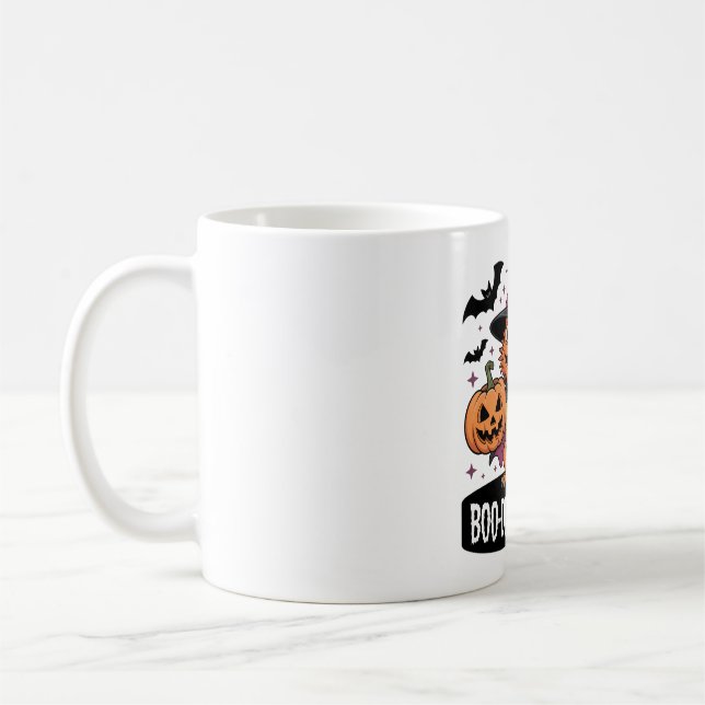 Boo-Dred Dragon Halloween Illustration   Coffee Mug (Left)