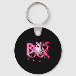 Boo E Away Breast Cancer Nk Ribbon  Key Ring