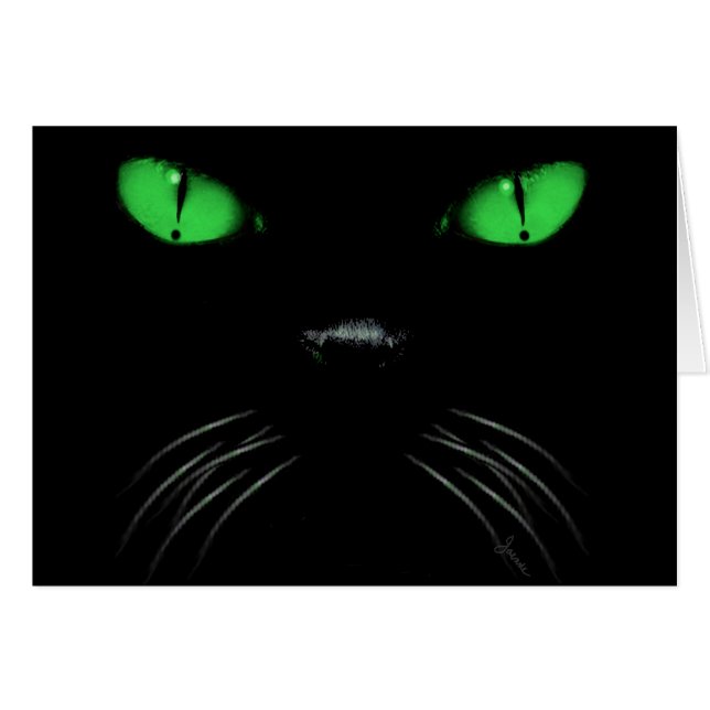 Boo - Emerald Blank Card (Front Horizontal)