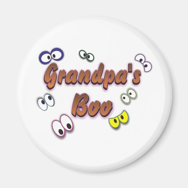 BOO EYES GRANDPA MAGNET (Front)