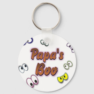 BOO EYES PAPA KEY RING