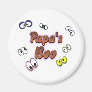 BOO EYES PAPA MAGNET