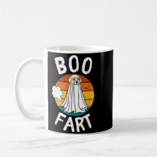Boo Fart Dog Funny Cute Farting Labrador Ghost Coffee Mug