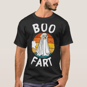 Boo Fart Dog Funny Cute Farting Labrador Ghost T-Shirt