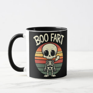 Boo fart Funny Spooky Pastel Ghost Goth Retro Mug