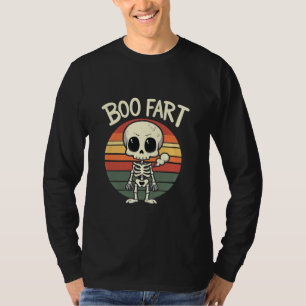 Boo fart Funny Spooky Pastel Ghost Goth Retro  T-Shirt