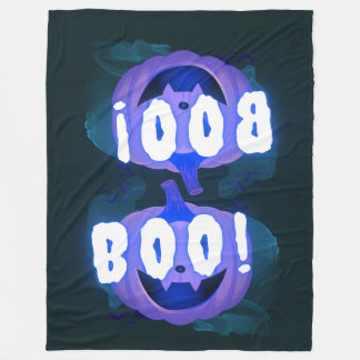 Boo! fleece blanket
