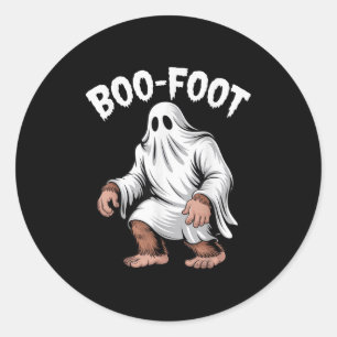 Boo-foot Funny Costume For Cryptid Lovers Hallowee Classic Round Sticker
