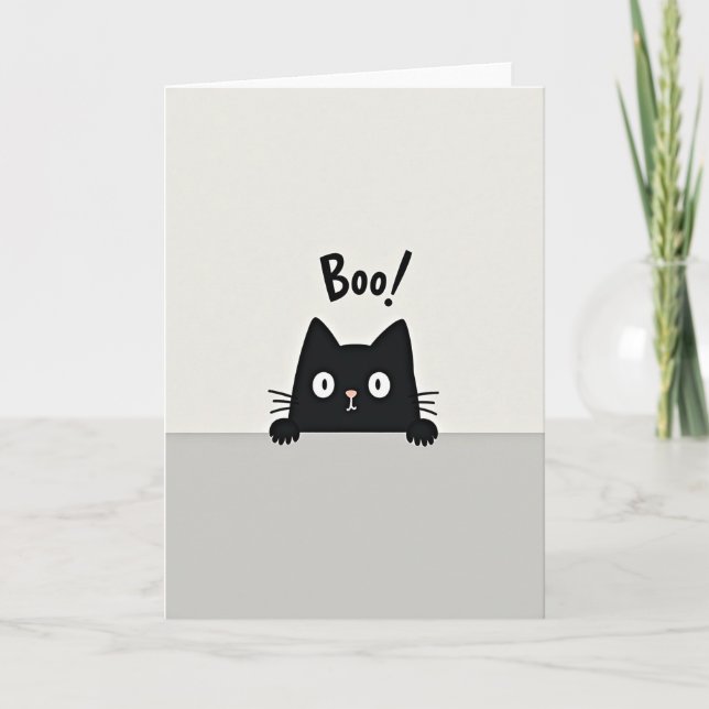 Boo From The Shadows Card (Front)