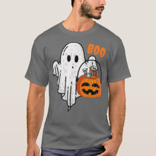 Boo Funny Boo Ghost Trick Or Treat Jack O Lantern T-Shirt