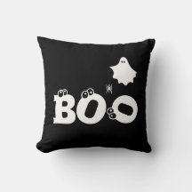 Boo Funny Cute Halloween Ghost Spider Eyeballs