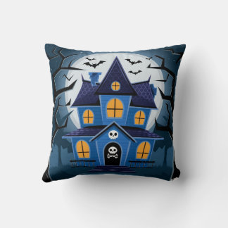 Boo funny cute happy Halloween Cushion
