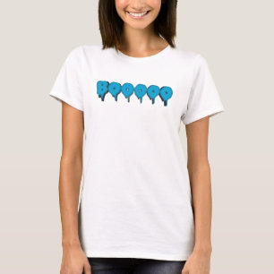 boo funny ghost text T-Shirt