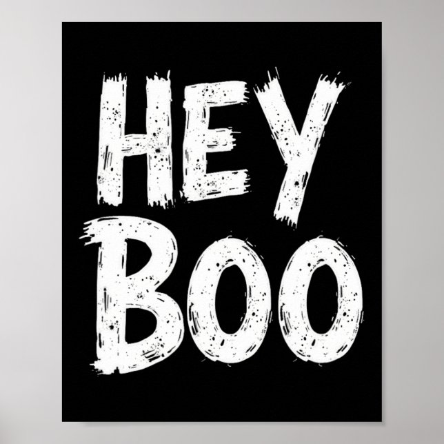 Boo Funny Halloween Ghost  Poster (Front)