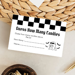 Boo Funny Halloween Party Enclosure Card