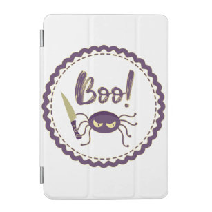 Boo funny Halloween spider character knife hand iPad Mini Cover