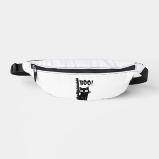 Boo! Funny Hiding Peekaboo Scary Halloween Cat Bum Bags