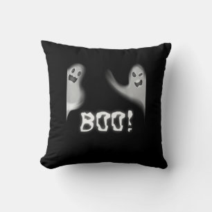 Boo! Funny Hiding Peekaboo Scary Halloween Cushion