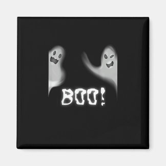 Boo! Funny Hiding Peekaboo Scary Halloween Magnet