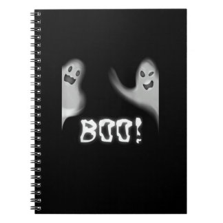 Boo! Funny Hiding Peekaboo Scary Halloween Notebook
