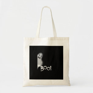 Boo! Funny Hiding Peekaboo Scary Halloween Tote Bag