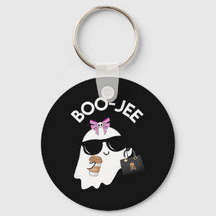 Boo Gee Boo Jee Funny Halloween Boujie Girl Ghost  Key Ring