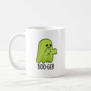 Boo-ger Funny Halloween Booger Ghost Pun  Coffee Mug