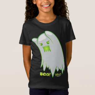 Boo Ghost Bats Spider Creepy Halloween T-Shirt