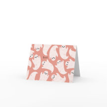 Boo ghost card