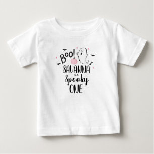 Boo Ghost Halloween Birthday Party  Baby T-Shirt