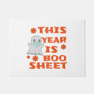 Boo Ghost Halloween Halloween Doormat