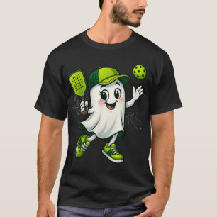 Boo Ghost Halloween Pickleball T-Shirt