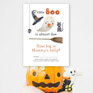 Boo! Ghost - how big is mummy's belly Enclosure Card